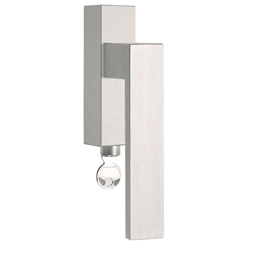 - Cremona de acero inoxidable con cerradura para ventana ISQIVDKLOCK 