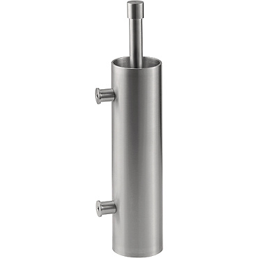 Escobillero de pared acero inoxidable mate 