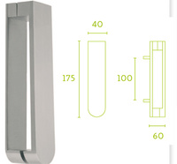 Timbre alargado para puerta serie Basic de Formani en Dismon.